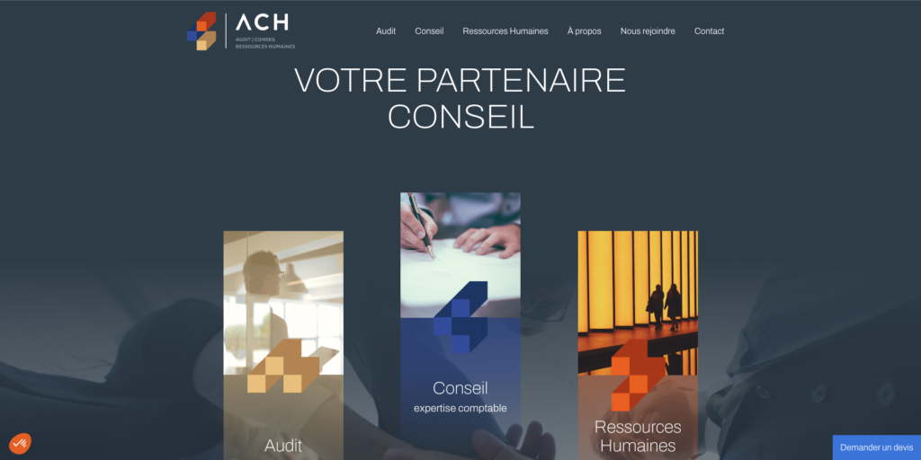 ACH Expert - Capture d'écran - Accueil