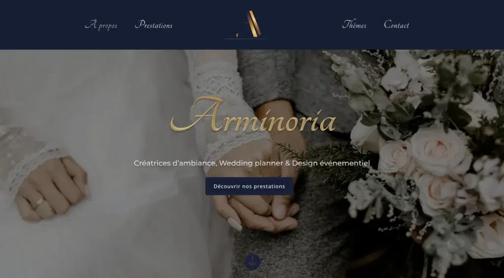 Arminoria - Capture d'écran - Accueil